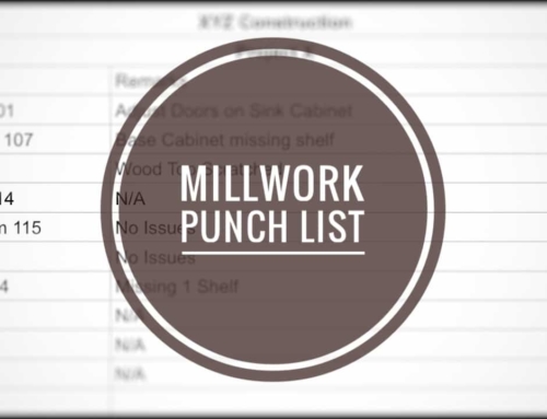 Understanding a Millwork Punch List