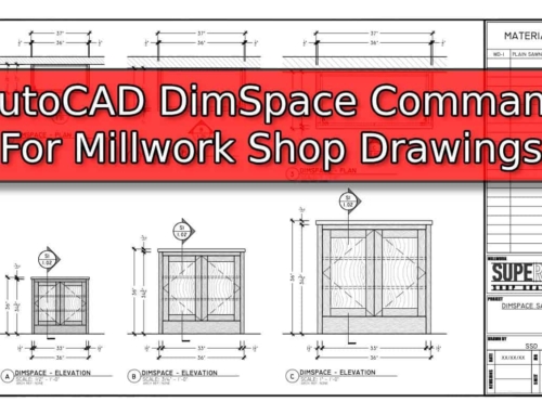 Optimize Your Shop Drawings: Exploring the Power of the  AutoCAD DimSpace Command